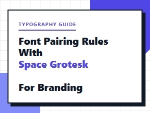 Space Grotesk's Brash Branding Pairings