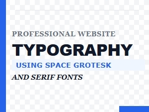 Space Grotesk Paired with Elegant Serifs