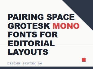 Perfect Monospace Matches for Editorial Layouts